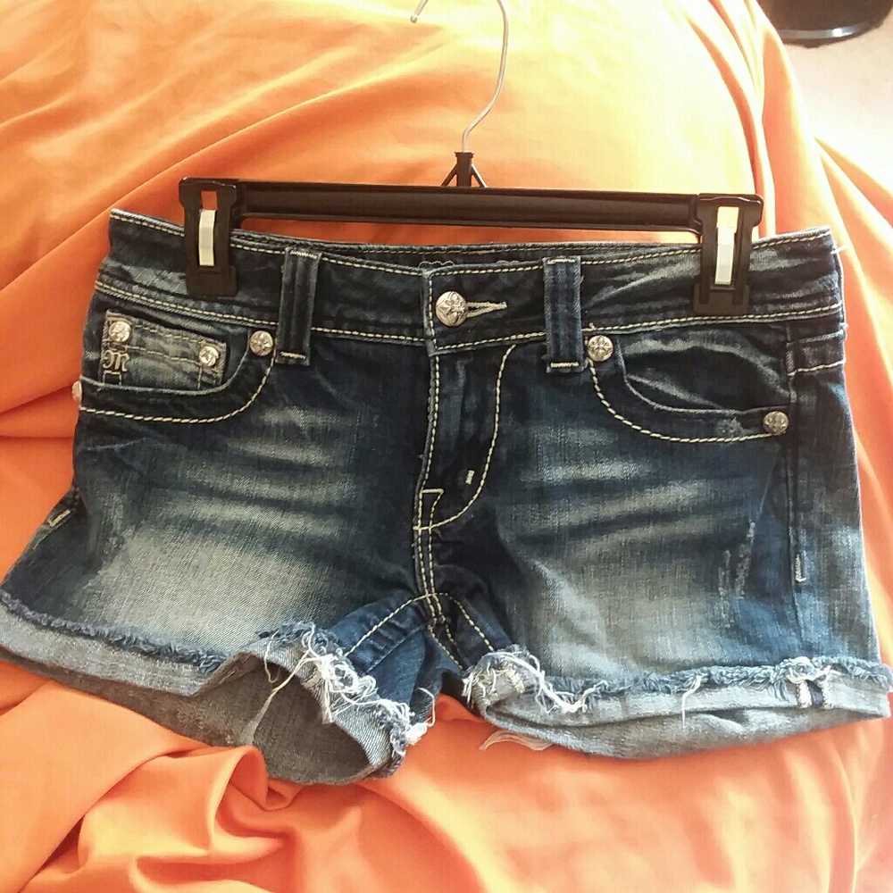 Womens Miss Me Denim Shorts